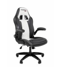 Игровое кресло Chairman Game 15 Россия экокожа черный/серый/белый