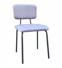 Стулья  "Dream CF-090", КОМПЛЕКТ 4 шт., черный каркас, ткань серая, 533252