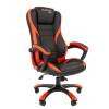 Игровое кресло Chairman Драйв 22 Россия экопремиум черный/красный