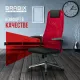 Кресло руководителя PREMIUM Ultimate EX-801 хром, плотная двойная сетка Х2, черное/красное. Фото товара с разных ракурсов.